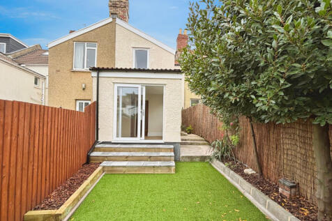 Rear of the property