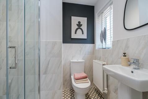 Interior view of the en suite in 3 bed Ennerdale home