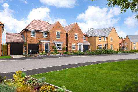 Hesslewood Park Show Homes opposite green open space