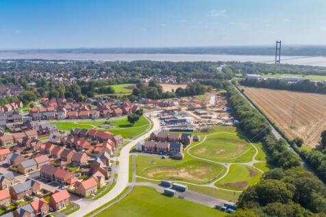 Birdseye view over Tranby Fields and Hesslewood Park