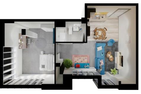 CGI floor plan