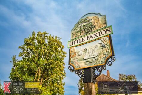 Location Little Paxton Sign.