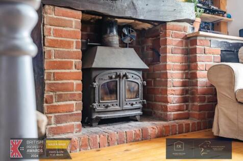 Fireplace.
