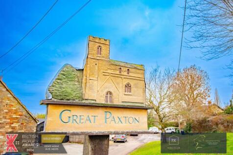 Great Paxton Sign Location.