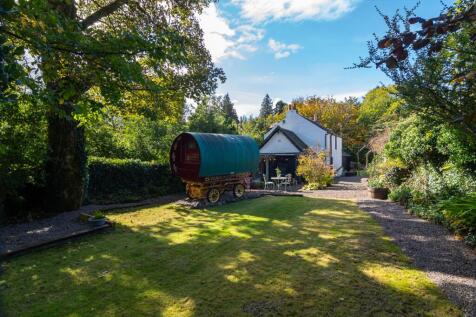 Garden and caravan