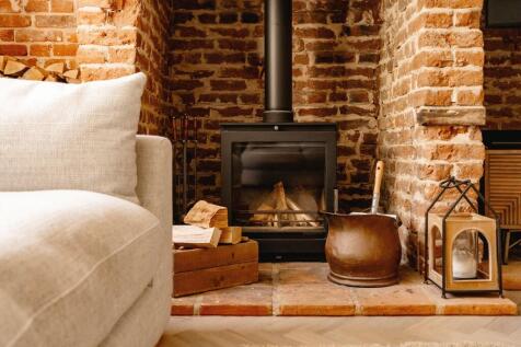 Log-burning stove