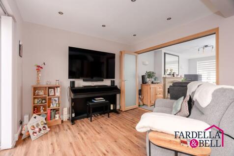 Open plan kitchen, living and dining space