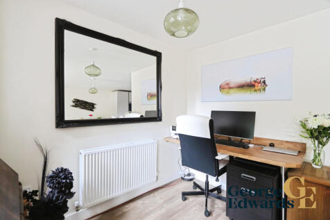 Office in living room