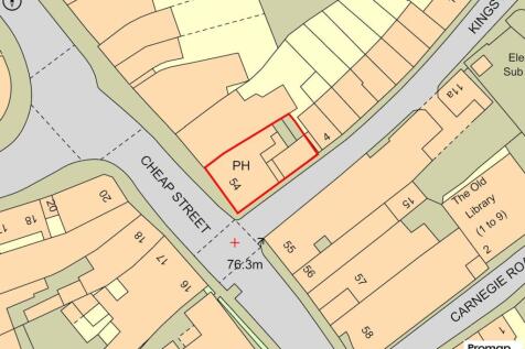 King Charles Tavern Newbury  OS Map.jpg