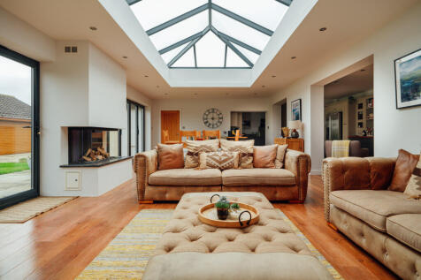 Kitchen, Dining, and Living Area