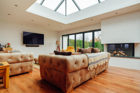 Kitchen, Dining, and Living Area