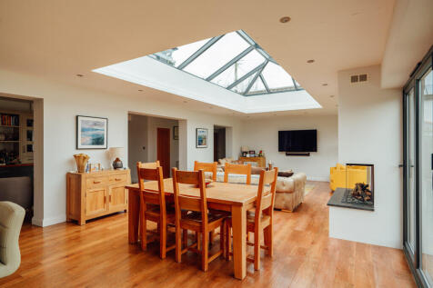 Kitchen, Dining, and Living Area