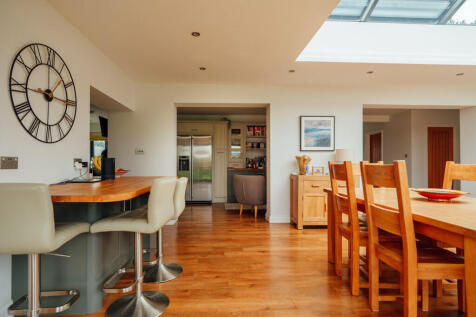 Kitchen, Dining, and Living Area