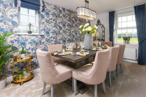 Dining room in the Moreton Show home