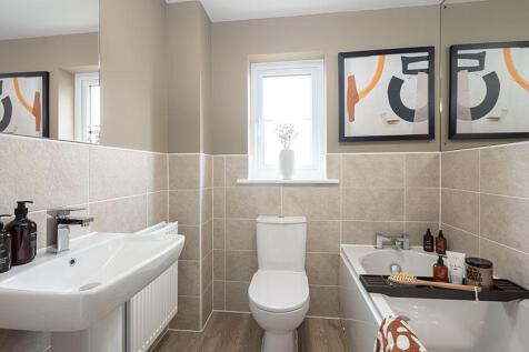 Family bathroom in the Maidstone 3 bedroom home