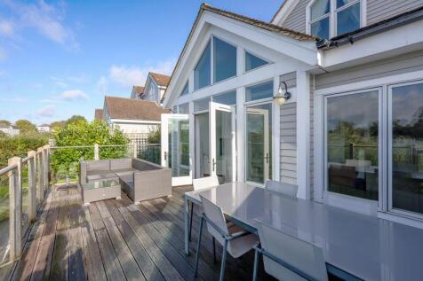 Lakeside deck