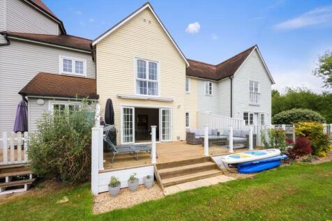 Lakeside deck