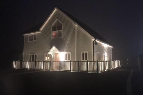 Entrance at night