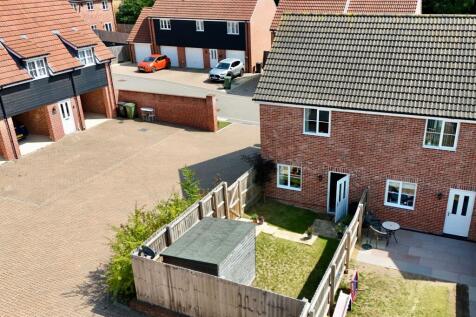 Rear garden and carport