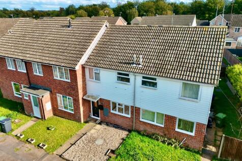 Front elevated drone shot