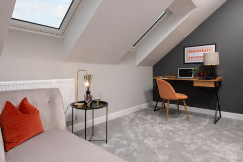 Inside view 3 bedroom Norbury main bedroom with desk