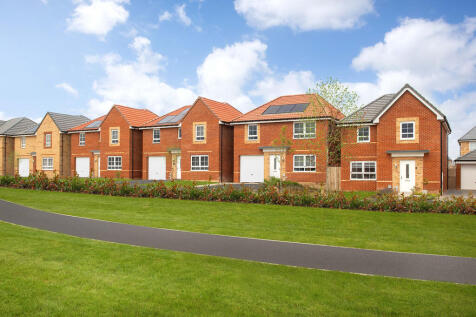New build homes at Lancaster Gardens, Harworth