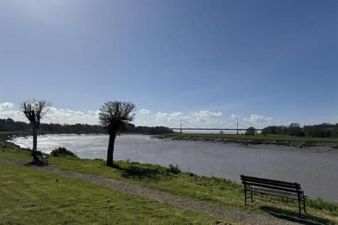 View and riverside walk
