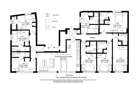 Floorplan Flat J San