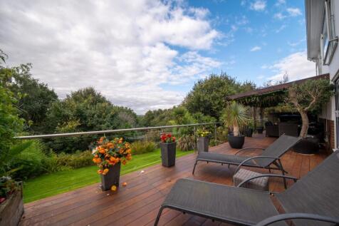 Cedar decked Patio