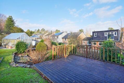Decked garden area