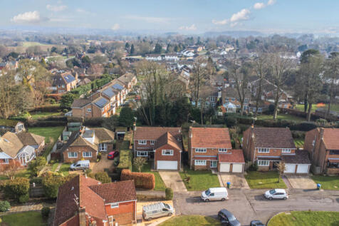 Newlands Park Way and Newick village beyond
