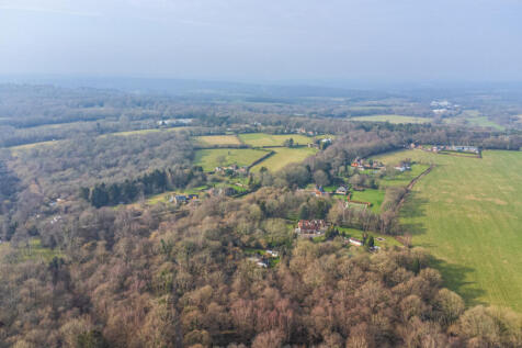 Aerial view of Newick and surrounding countryside