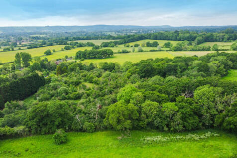 Droner view of open countryside surrounding South Chailey with public footpaths running directly from the house