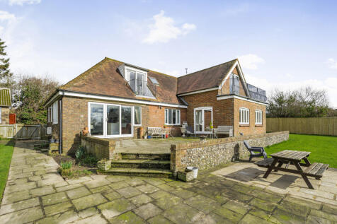 Rear elevation and large rear South facing rear terrace