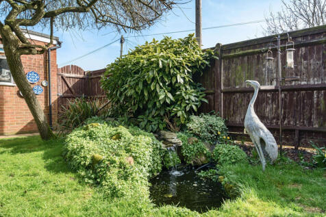 Ornamental pond with water feature