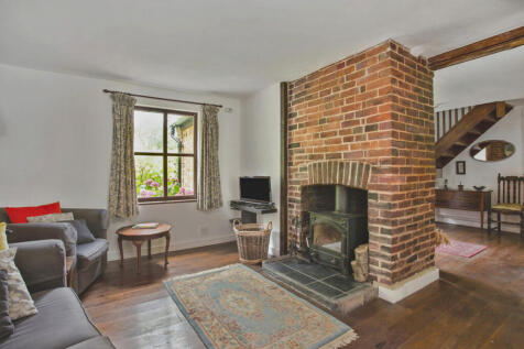 Living Room with woodburning stove