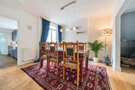 Dining Room with original floorboards
