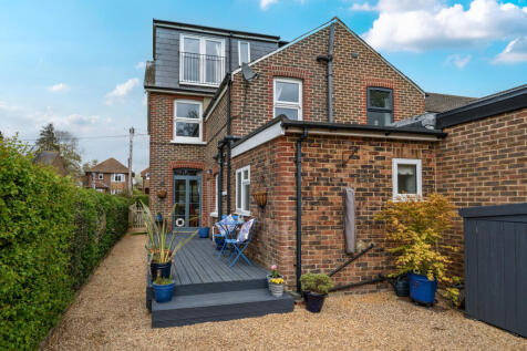 Rear elevation and South and West facing decking