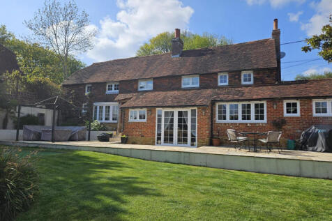 Rear elevation, terrace and garden