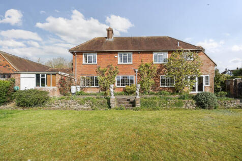Rear elevation and private South facing rear garden and terrace