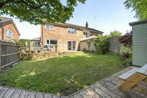South facing rear garden and rear decking
