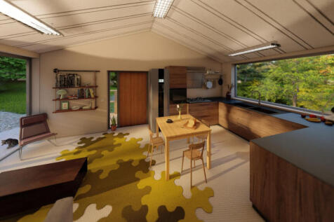 CGI of converted barn