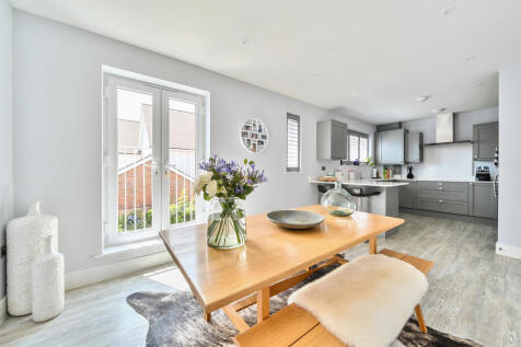 Kitchen / Dining Room with Juliette balcony opening onto the rear garden