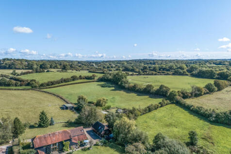 Old Brookhouse Barn, outbuildings, paddocks and field