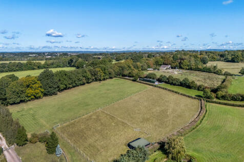 Three paddocks and reindeer barn
