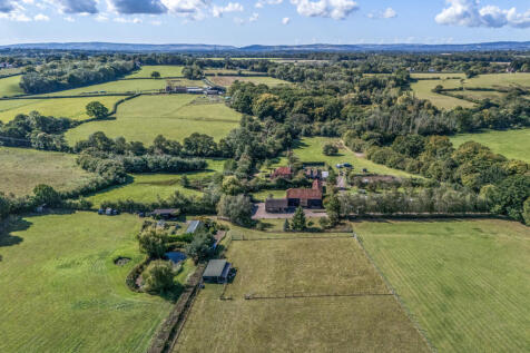 Old Brookhouse Barn, outbuldings, paddocks and field