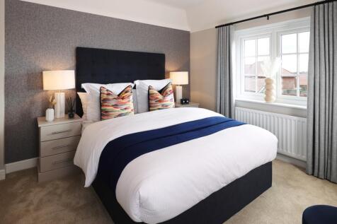 Main bedroom of the Amberley, a 3 bedroom house