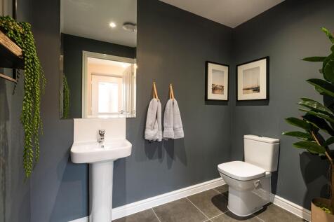 Convenient downstairs toilet