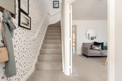 Bright and airy entry hall