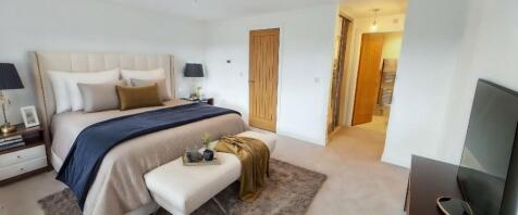 Bedroom 1 - staged